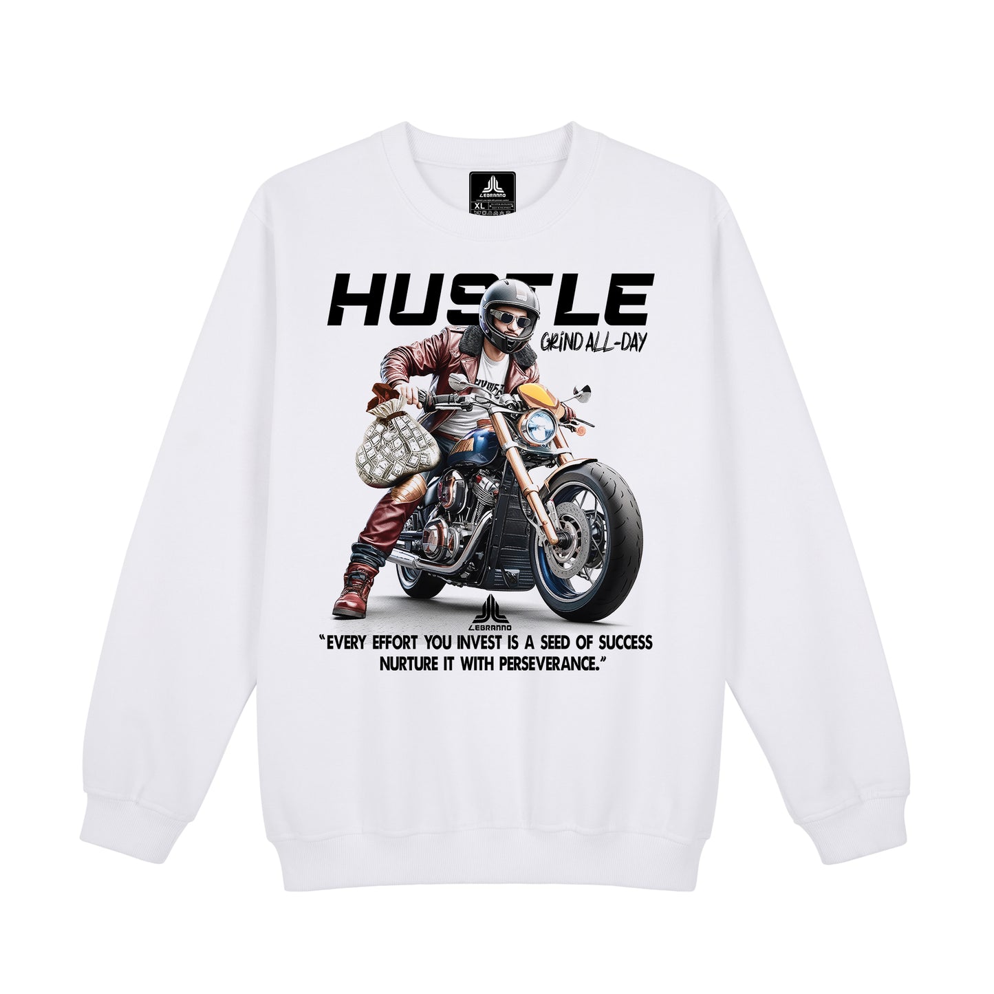HUSTLE - GRIND ALL DAY Sweatshirt's