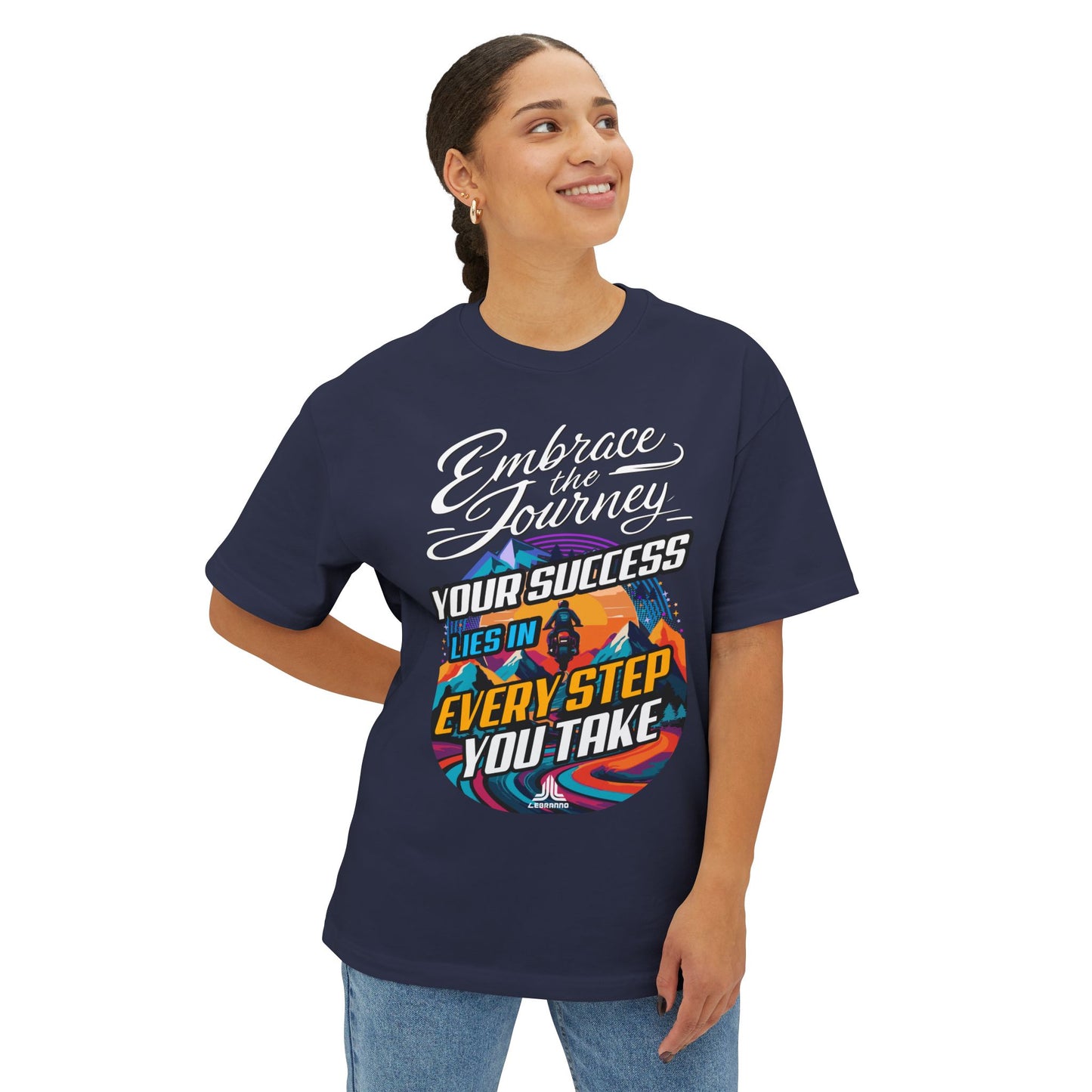 Embrace the Journey T-Shirt — “Your Success Lies in Every Step You Take” Motivational Tee