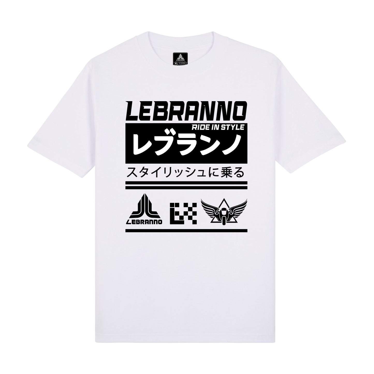 LEBRANNO RACING TEE (WHITE)