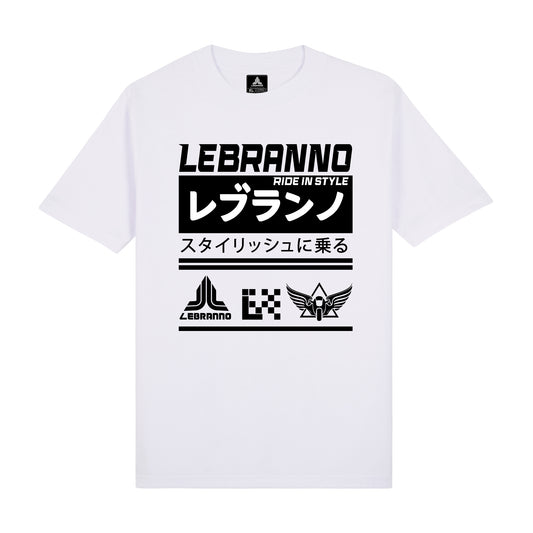 LEBRANNO RACING TEE (WHITE)