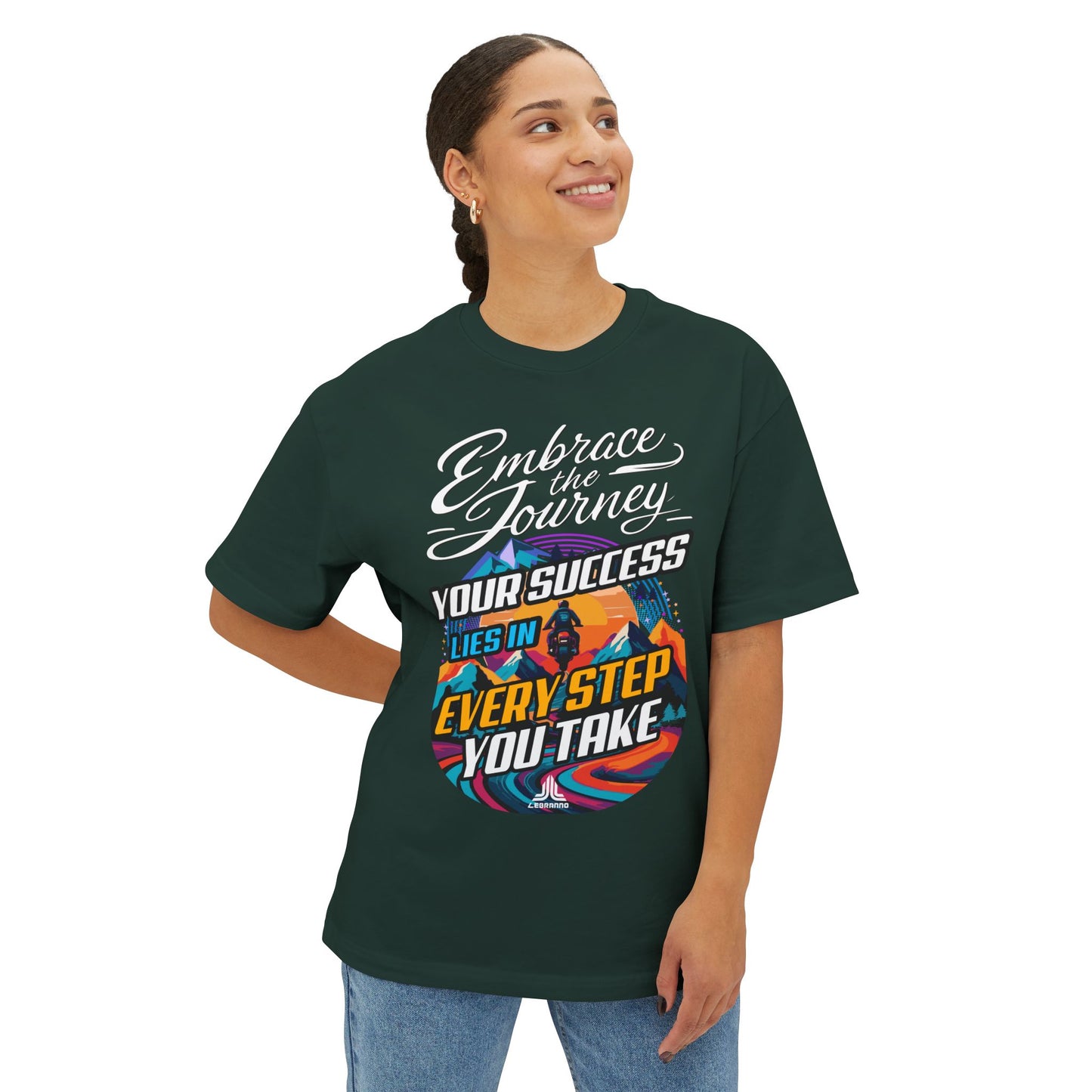 Embrace the Journey T-Shirt — “Your Success Lies in Every Step You Take” Motivational Tee