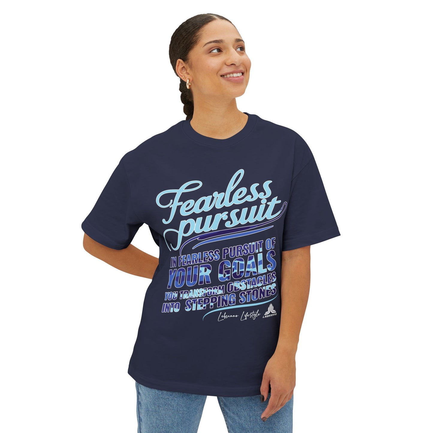 Fearless Pursuit Graphic Tee — "Fearless Pursuit of Your Goals" Motivational Shirt