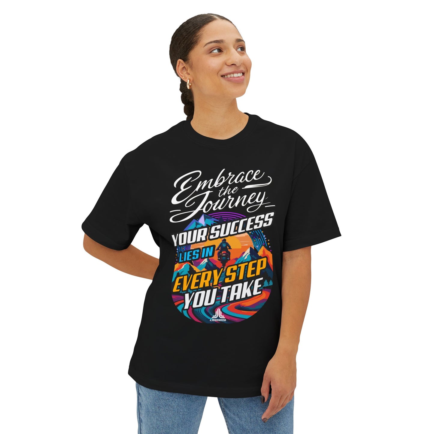 Embrace the Journey T-Shirt — “Your Success Lies in Every Step You Take” Motivational Tee
