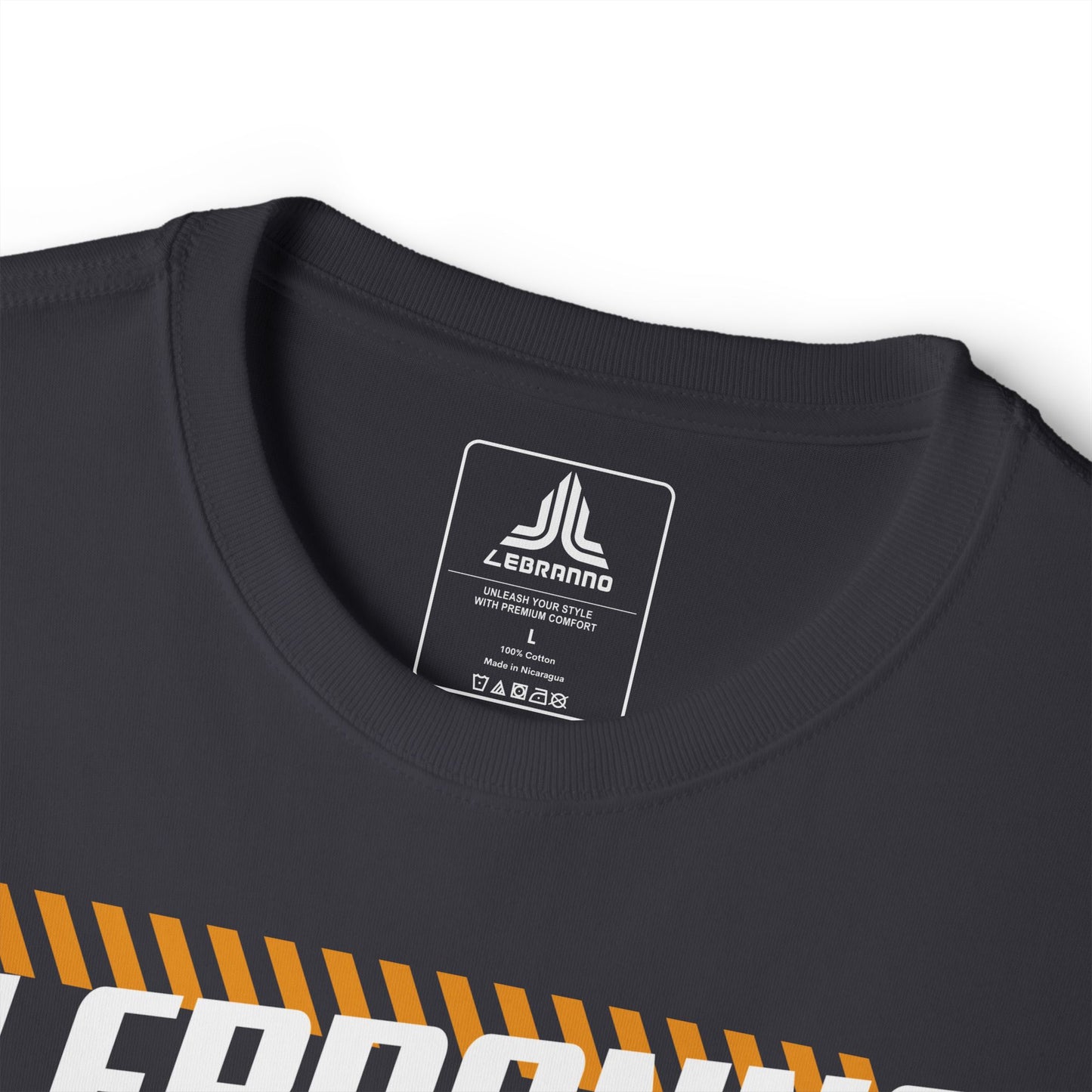 Motorcycle Race Graphic Tee — "LEBRANNO" Racing Rider Design - Road to success