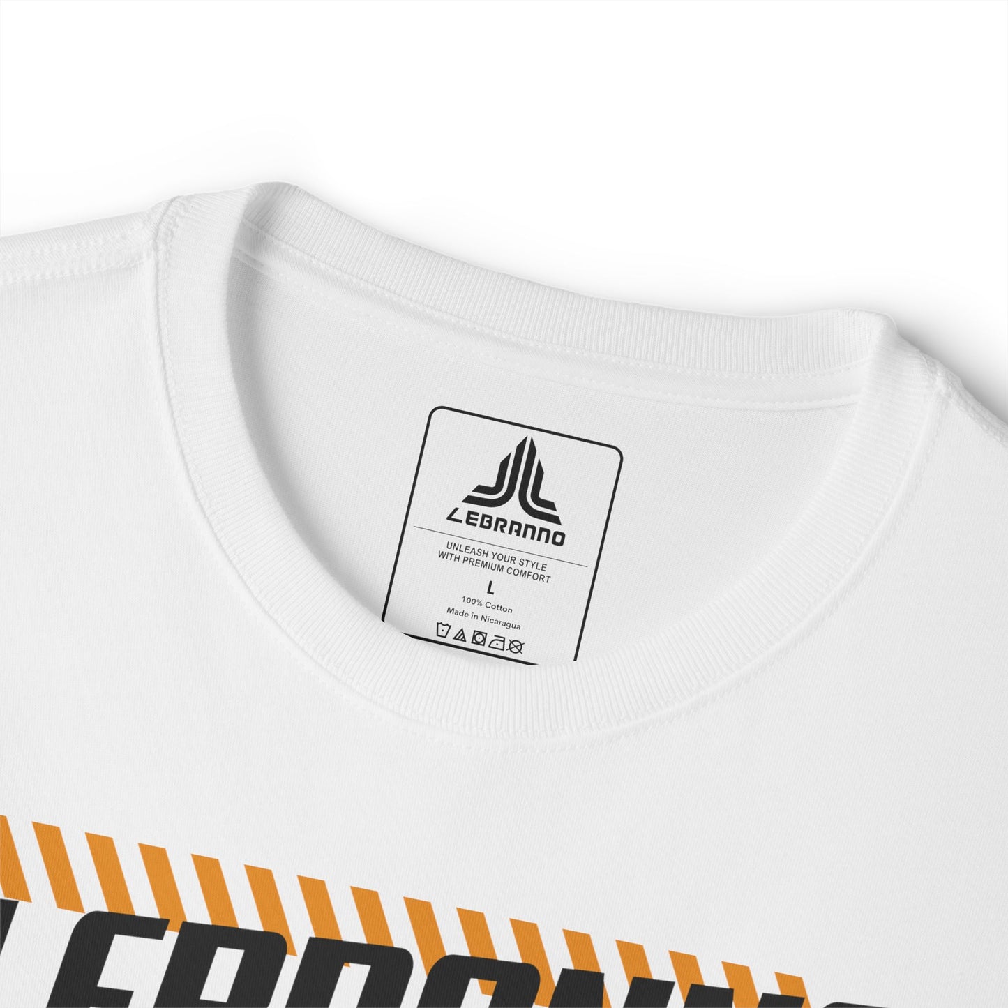 Motorcycle Race Graphic Tee — "LEBRANNO" Racing Rider Design - Road to success