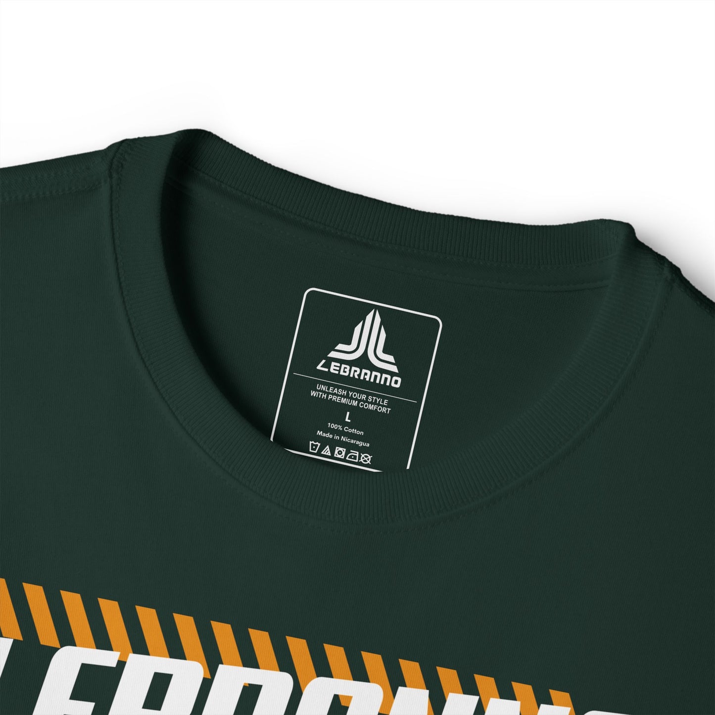 Motorcycle Race Graphic Tee — "LEBRANNO" Racing Rider Design - Road to success