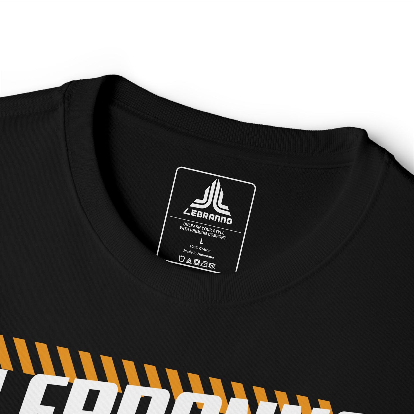 Motorcycle Race Graphic Tee — "LEBRANNO" Racing Rider Design - Road to success