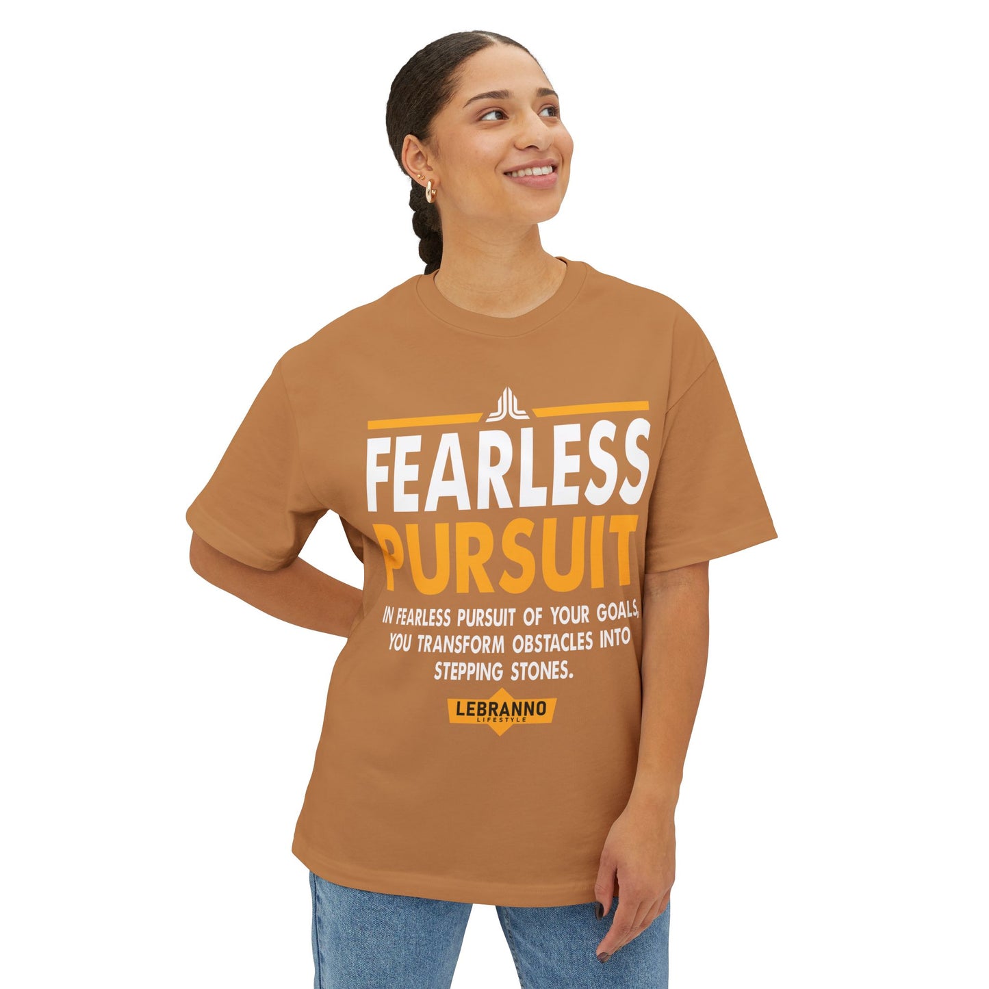 Fearless Pursuit Tee — Motivational Graphic T-Shirt
