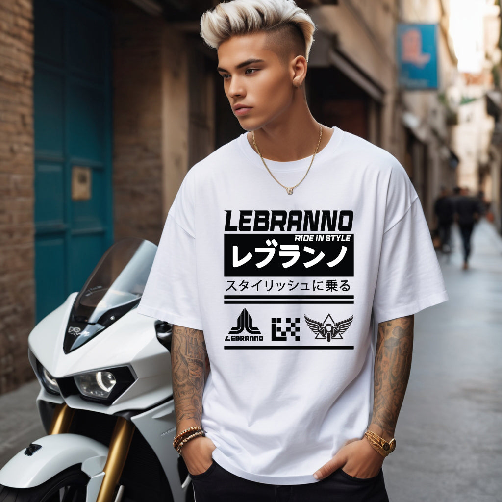 LEBRANNO RACING TEE (WHITE)