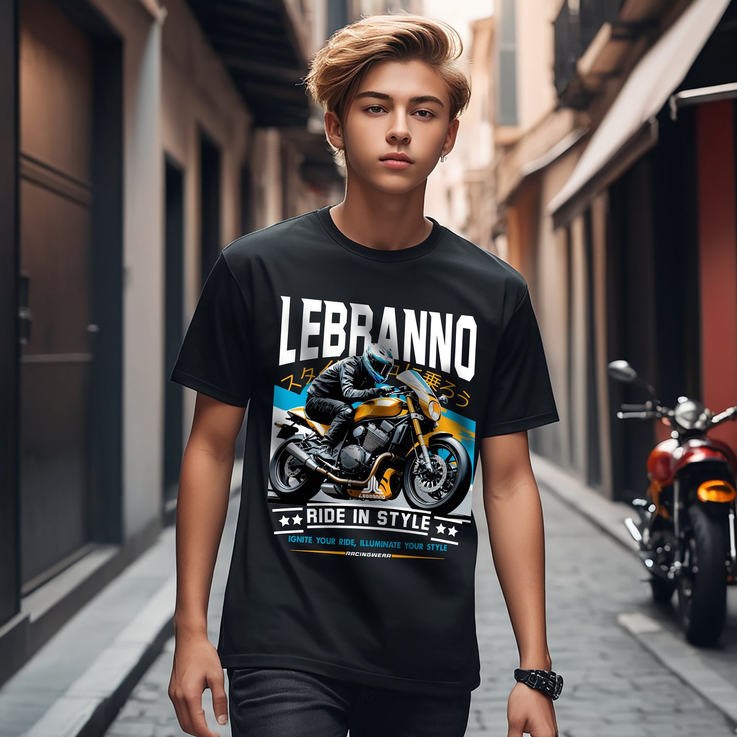 RIDE IN STYLE - V1 RACING TEE